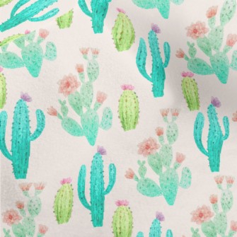 Cactus Flower Family Micro Fleece