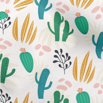 Happy Jumping Cactus Micro Fleece