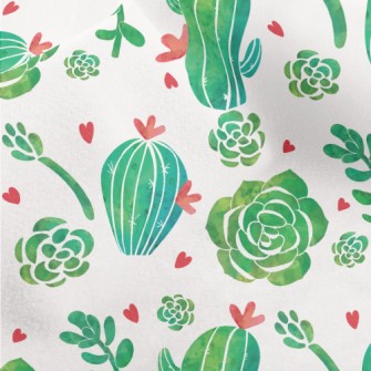Love Cactus Rose Micro Fleece