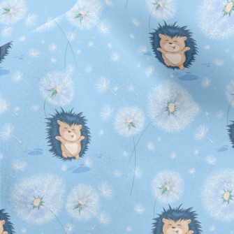 Dandelion And Hedgehog Micro Fleece