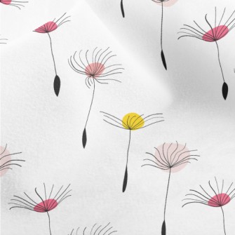 Dandelions Flying In The Air Micro Fleece