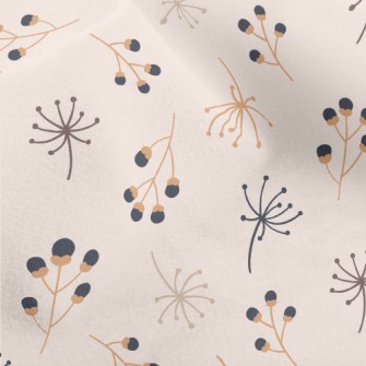 Autumn Flowers Micro Fleece