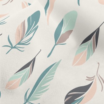 Falling Feathers Micro Fleece