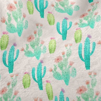 Cactus Flower Family Minky