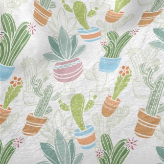 Various Cactus Potted Plants Minky