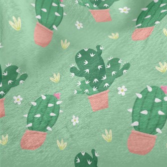 Prickly Cactus Potted Plant Minky