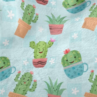 Funny Expression Cactus Minky