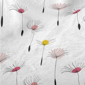 Dandelions Flying In The Air Minky