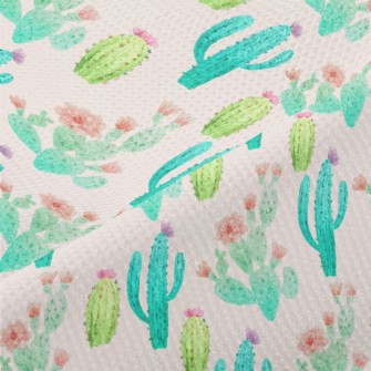 Cactus Flower Family Piqué