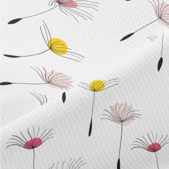 Dandelions Flying In The Air Piqué