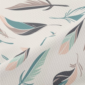 Falling Feathers Piqué