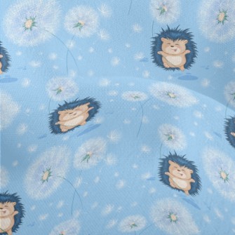 Dandelion And Hedgehog Lightweight Performance Linen