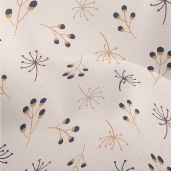 Autumn Flowers Lightweight Performance Linen