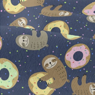Sloths Love Donuts Modern Jersey