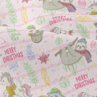 Animals Celebrate Christmas Modern Jersey