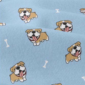 Happy Tongue-out Bulldog Modern Jersey
