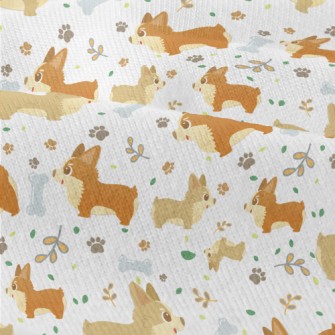 Happy Playing Corgi Dog Modern Jersey