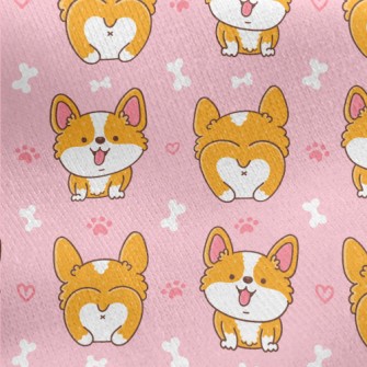 Sexy Butt Corgi Jersey Backed Fleece