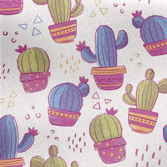 Mexican Cactus Jersey Backed Fleece