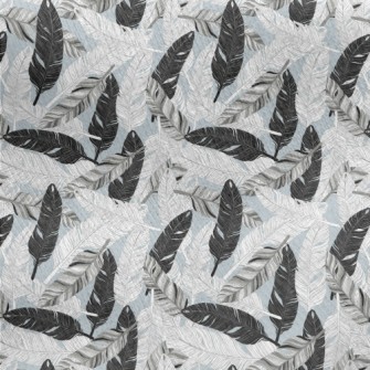 Simple Texture Feather Jersey Backed Fleece