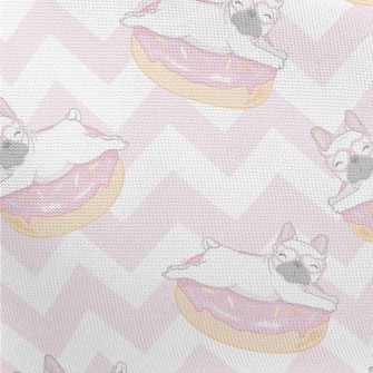 French Dou And Wavy Donuts Pongee