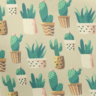 Cactus And Succulent Potted Pl Pongee