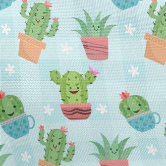 Funny Expression Cactus Pongee