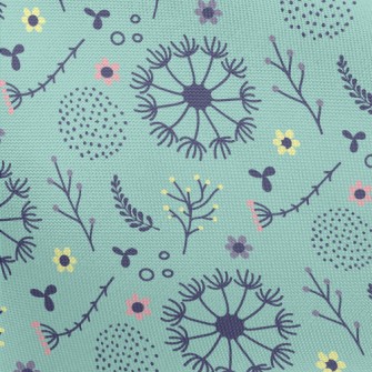 Dandelions And Flowers Pongee