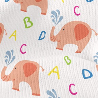 ABCD Elephant Sprays Water Stretch Jersey