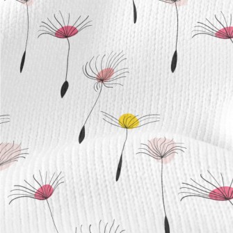 Dandelions Flying In The Air Stretch Jersey