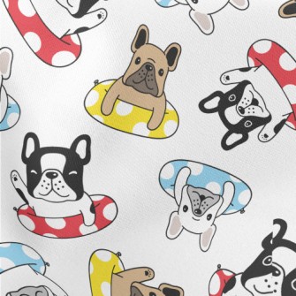 Bulldog Swimming Ring Lightweight Cotton Poplin