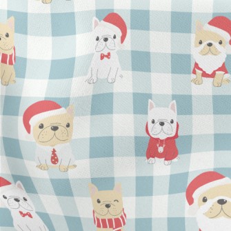 Christmas Costume Bulldog Lightweight Cotton Poplin
