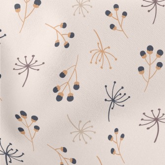 Autumn Flowers Lightweight Cotton Poplin