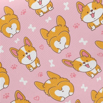 Sexy Butt Corgi Midweight Cotton Poplin