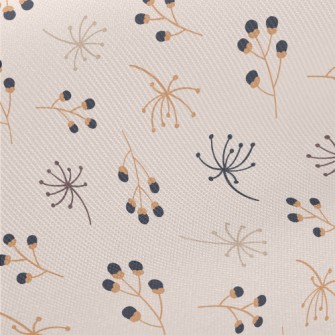 Autumn Flowers Midweight Cotton Poplin