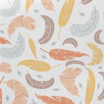 Beautiful Totem Feather Midweight Cotton Poplin