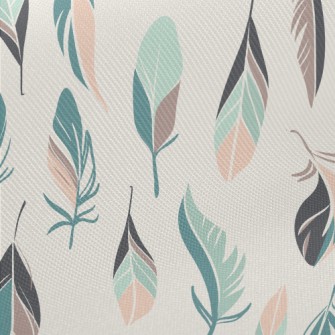Falling Feathers Midweight Cotton Poplin