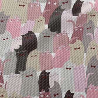 Love Cats Birdseye Piqué