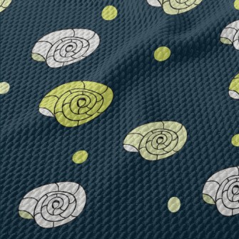 Yellow Series Shells Birdseye Piqué