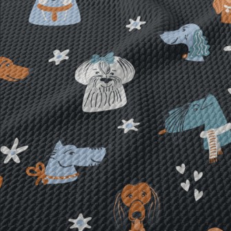 American Graffiti Dog Birdseye Piqué