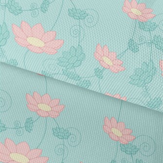 Three-dimensional Design Lotus Waterproof Oxford