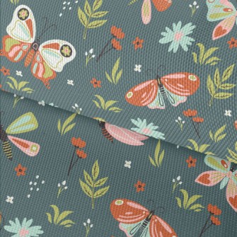 Brightly Colored Butterfly Waterproof Oxford
