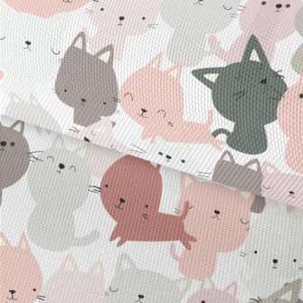 Colorful Cute Cat Waterproof Oxford
