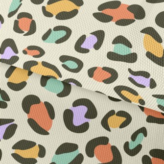 Colorful Leopard Print Waterproof Oxford