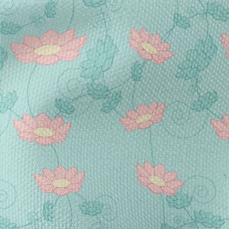 Three-dimensional Design Lotus Waterproof Canvas