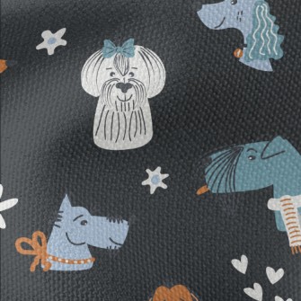 American Graffiti Dog Waterproof Canvas