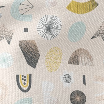 Line Stripes Geometric Color B Waterproof Canvas