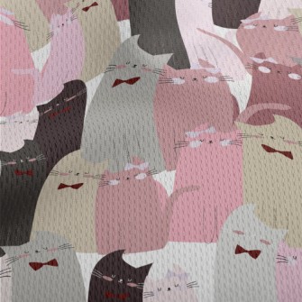 Love Cats Athletic Mesh Flat Back