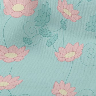 Three-dimensional Design Lotus Terry