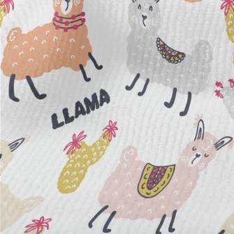 Doodle Cute Alpaca Terry